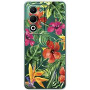 Прозорий чохол BoxFace OPPO A5 Tropical Flowers