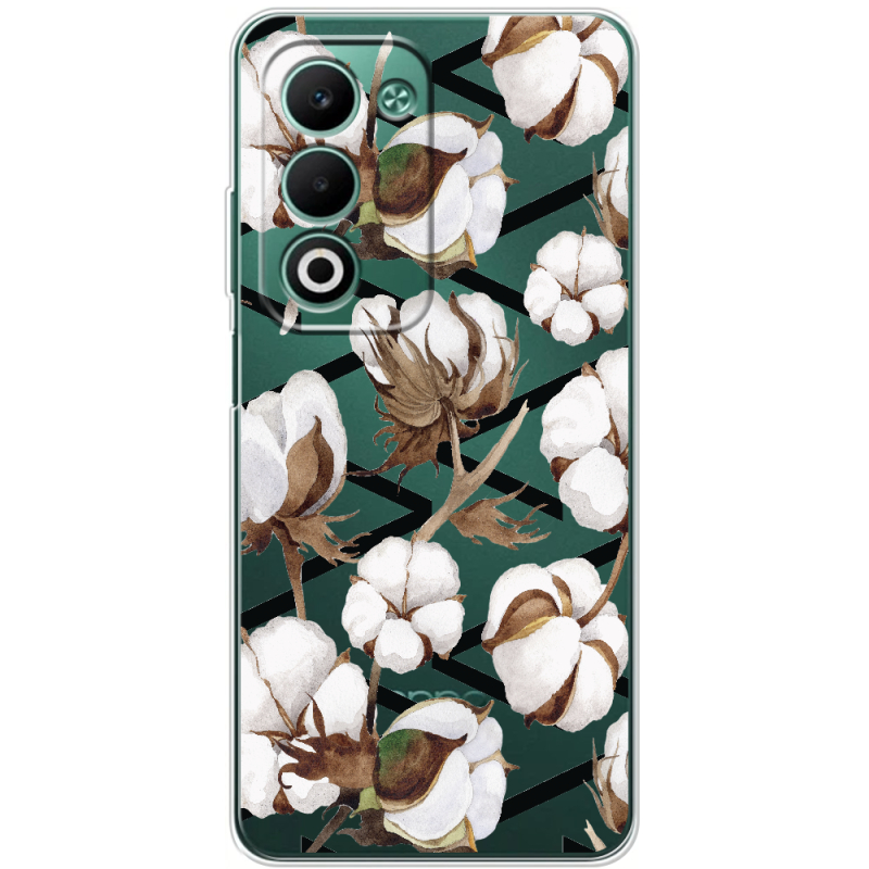 Прозорий чохол BoxFace OPPO A5 Cotton flowers