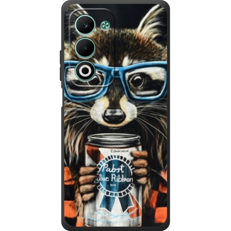 Чохол BoxFace OPPO A5m Енот с банкой