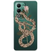 Прозорий чохол BoxFace OPPO A5m Glamor Snake