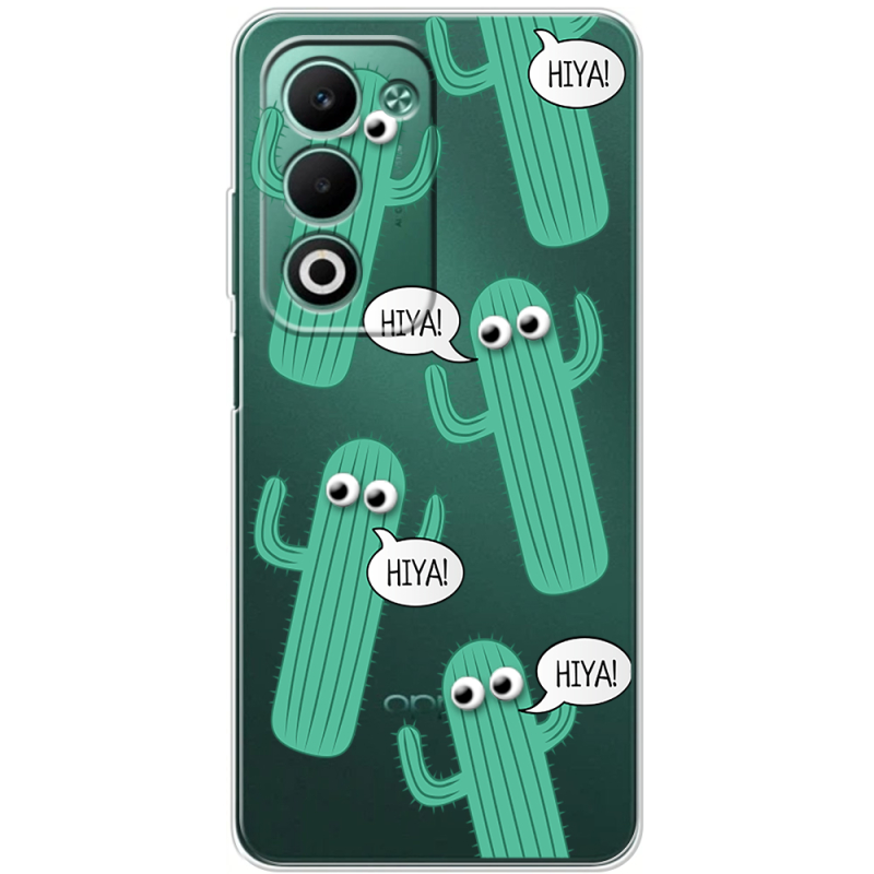 Прозорий чохол BoxFace OPPO A5m с 3D-глазками HIYA