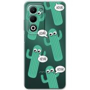 Прозорий чохол BoxFace OPPO A5m с 3D-глазками HIYA