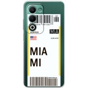 Прозорий чохол BoxFace OPPO A5m Ticket Miami