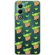Прозорий чохол BoxFace OPPO A5m Pattern Baby Yoda