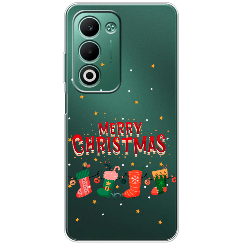 Прозорий чохол BoxFace OPPO A5m Merry Christmas