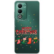 Прозорий чохол BoxFace OPPO A5m Merry Christmas