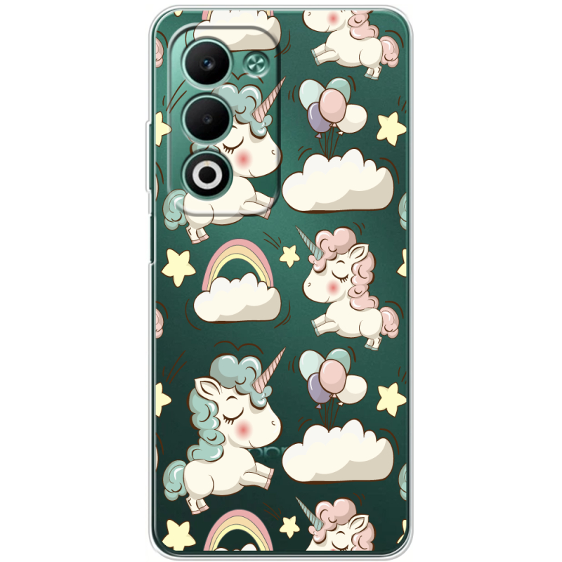 Прозорий чохол BoxFace OPPO A5m Unicorns