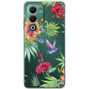 Прозорий чохол BoxFace OPPO A5m Tropical