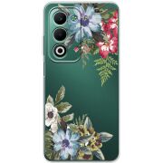 Прозорий чохол BoxFace OPPO A5m Floral