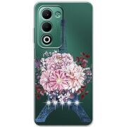 Чохол зі стразами OPPO A5m Eiffel Tower