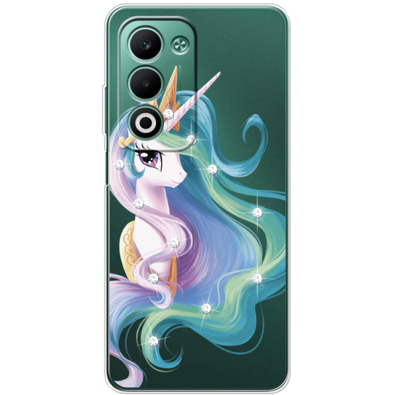 Чохол зі стразами OPPO A5m Unicorn Queen