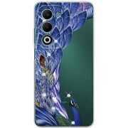 Чохол зі стразами OPPO A5m Peafowl