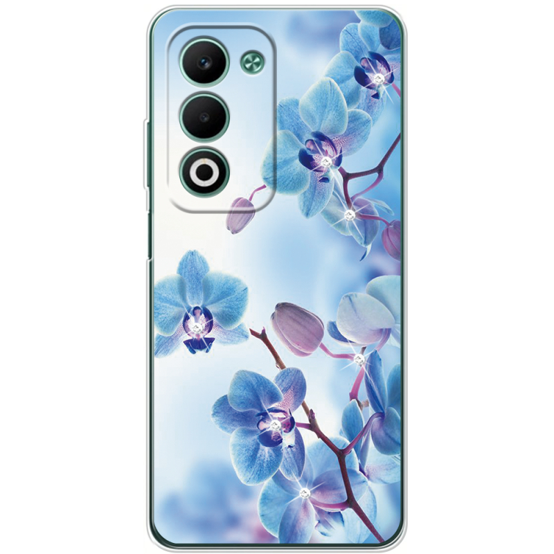 Чохол зі стразами OPPO A5m Orchids