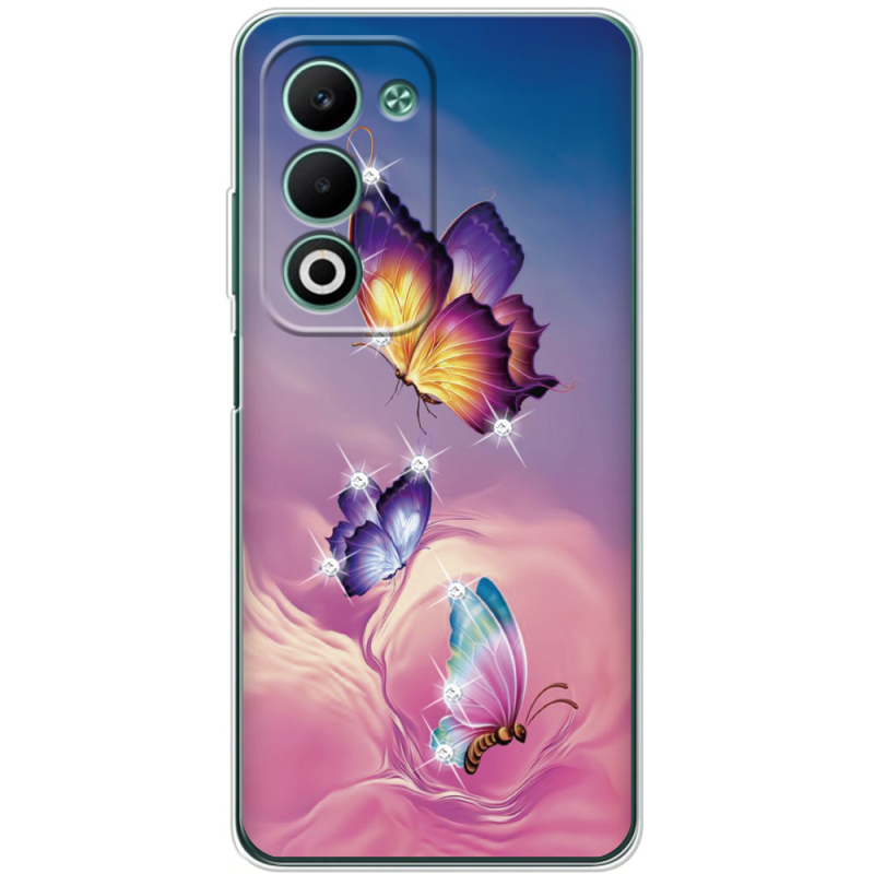 Чохол зі стразами OPPO A5m Butterflies