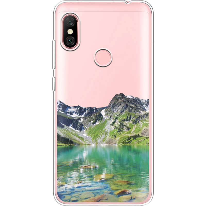 Прозрачный чехол Uprint Xiaomi Redmi Note 6 Pro Green Mountain