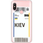 Прозрачный чехол Uprint Xiaomi Redmi Note 6 Pro Ticket Kiev