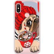 Прозрачный чехол Uprint Xiaomi Redmi Note 6 Pro Winter Puggy