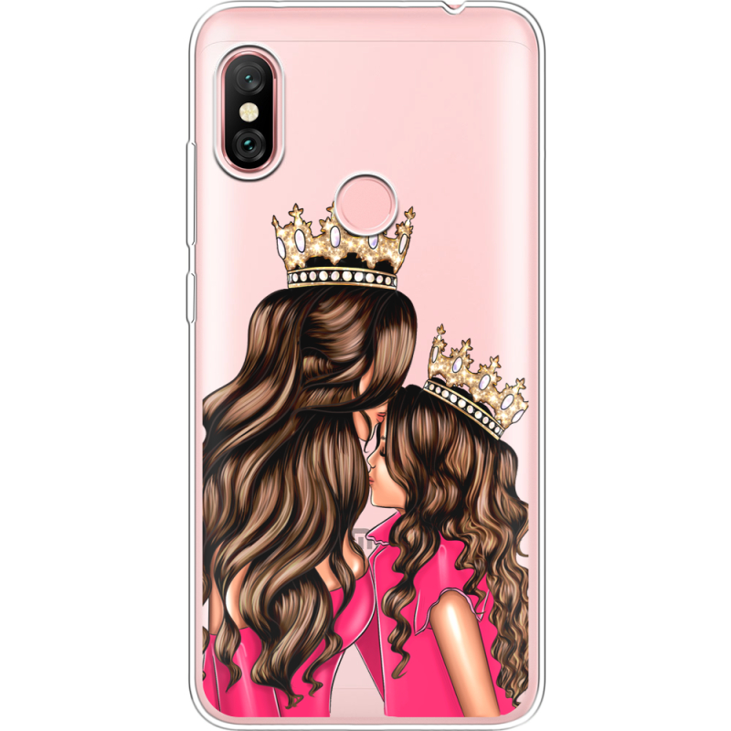 Прозрачный чехол Uprint Xiaomi Redmi Note 6 Pro Queen and Princess