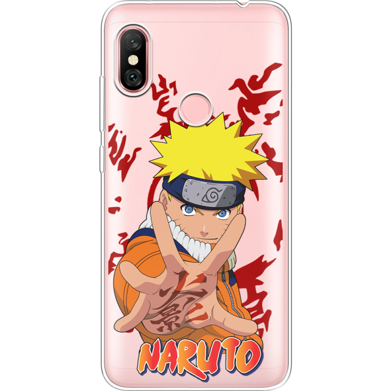 Прозрачный чехол Uprint Xiaomi Redmi Note 6 Pro Naruto