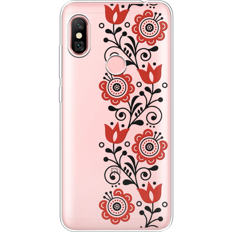 Прозрачный чехол Uprint Xiaomi Redmi Note 6 Pro Ethno Ornament