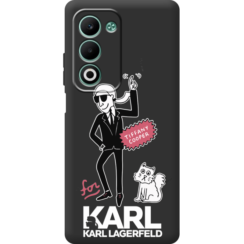 Чорний чохол BoxFace OPPO A5m For Karl