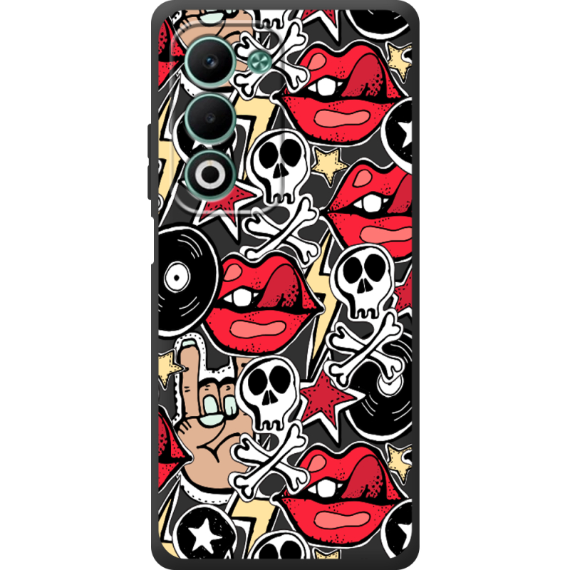 Чорний чохол BoxFace OPPO A5m Rock Graffiti