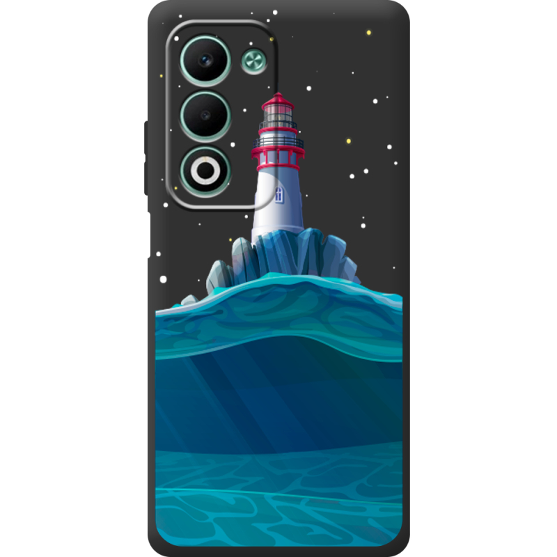 Чорний чохол BoxFace OPPO A5m Lighthouse