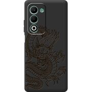 Чорний чохол BoxFace OPPO A5m Chinese Dragon