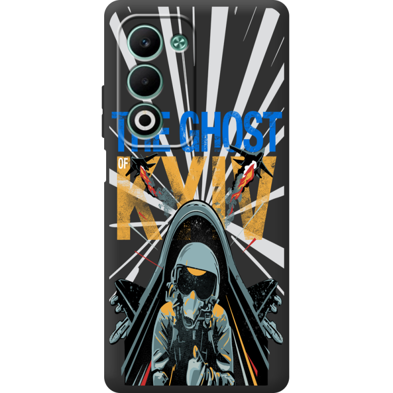 Чорний чохол BoxFace OPPO A5m Привид Києва в дії