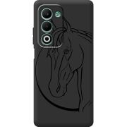 Чорний чохол BoxFace OPPO A5m Horse