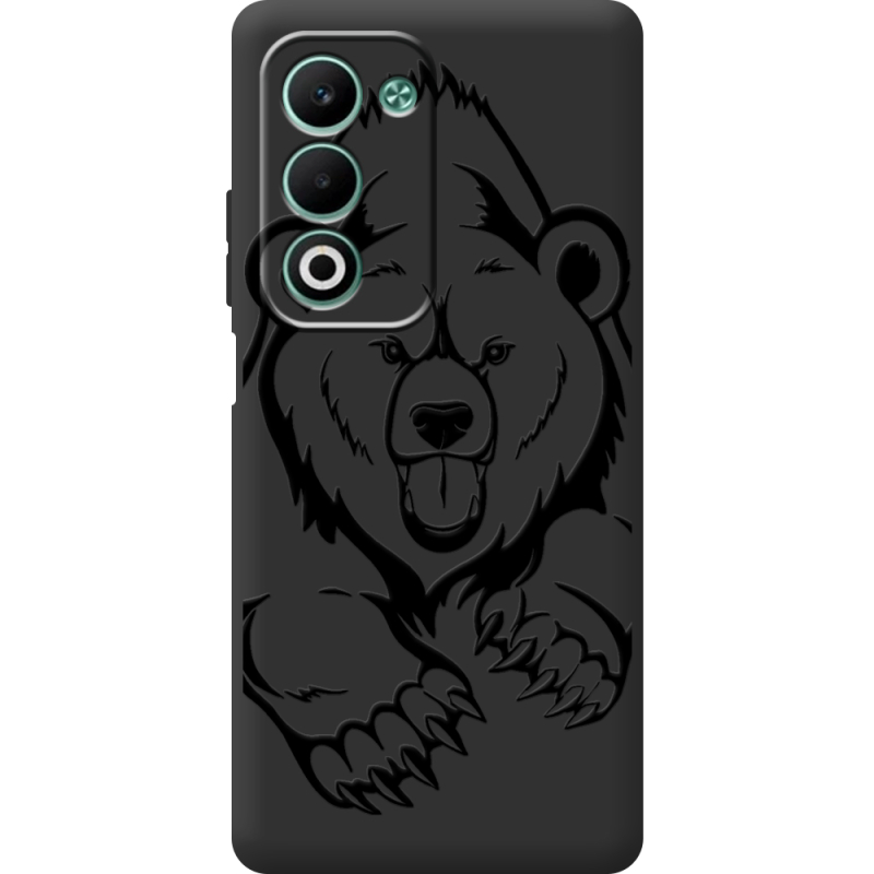 Чорний чохол BoxFace OPPO A5m Grizzly Bear