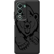 Чорний чохол BoxFace OPPO A5m Grizzly Bear