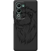 Чорний чохол BoxFace OPPO A5m Lion