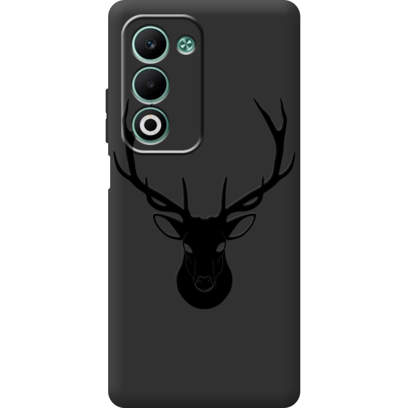 Чорний чохол BoxFace OPPO A5m Deer