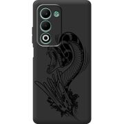 Чорний чохол BoxFace OPPO A5m Snake