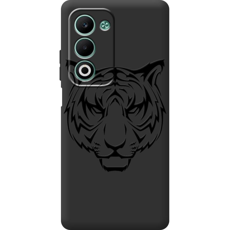 Чорний чохол BoxFace OPPO A5m Tiger