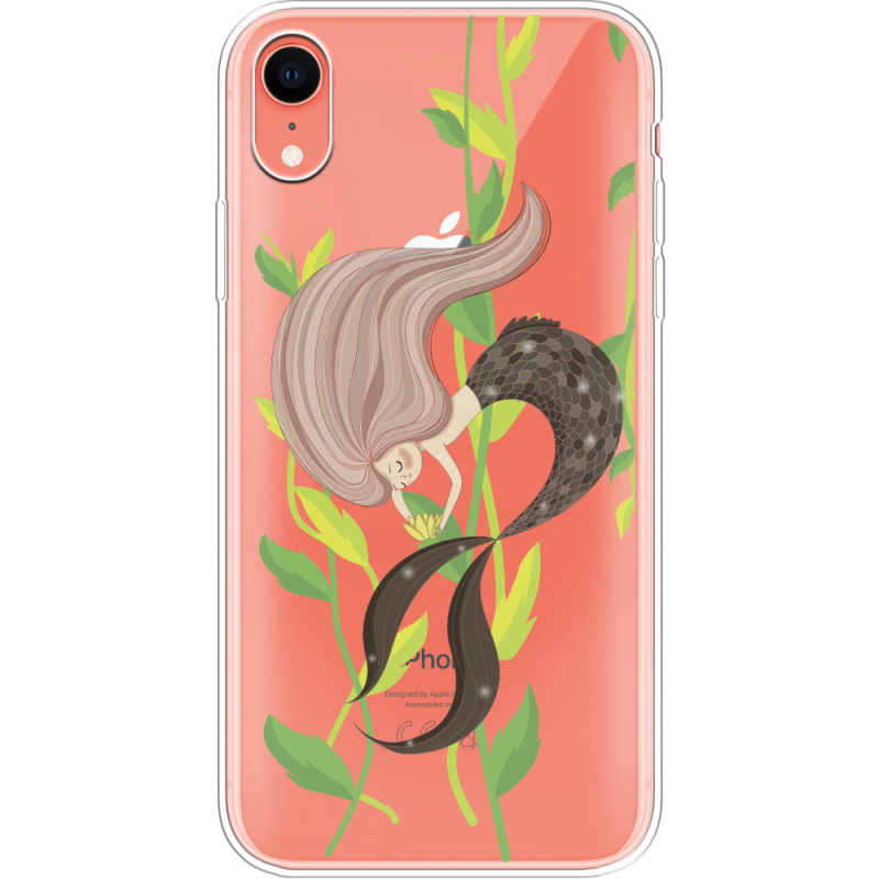 Прозрачный чехол Uprint Apple iPhone XR Cute Mermaid