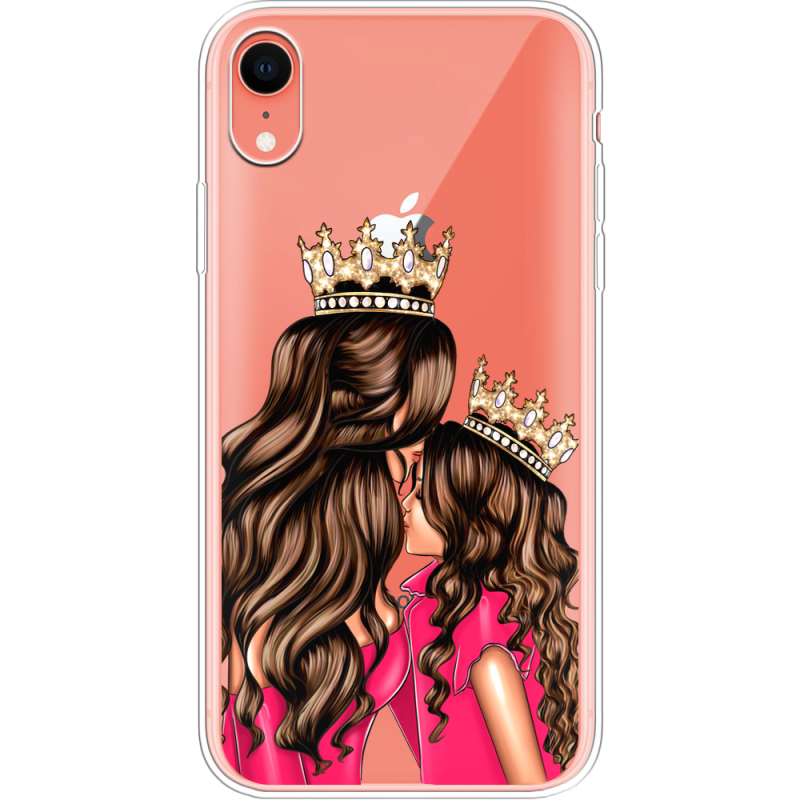 Прозрачный чехол Uprint Apple iPhone XR Queen and Princess