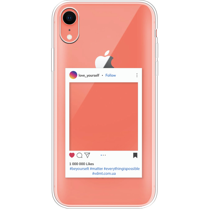 Прозрачный чехол Uprint Apple iPhone XR Insta