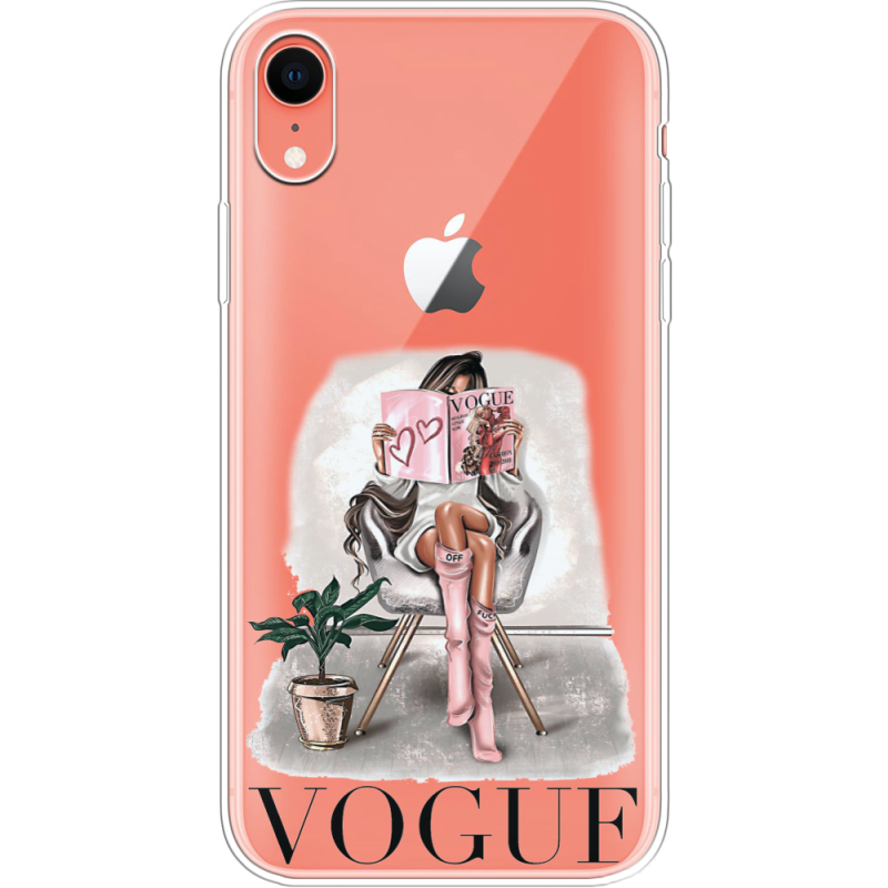 Прозрачный чехол Uprint Apple iPhone XR VOGUE