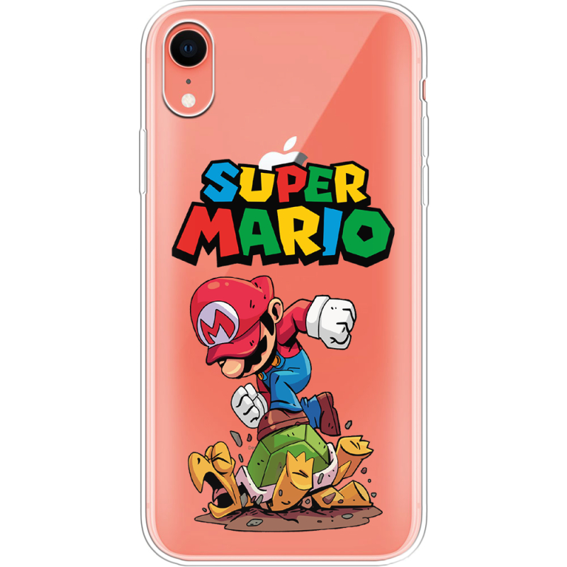 Прозрачный чехол Uprint Apple iPhone XR Super Mario