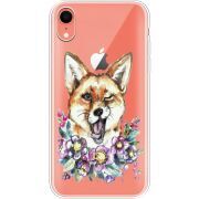 Прозрачный чехол Uprint Apple iPhone XR Winking Fox