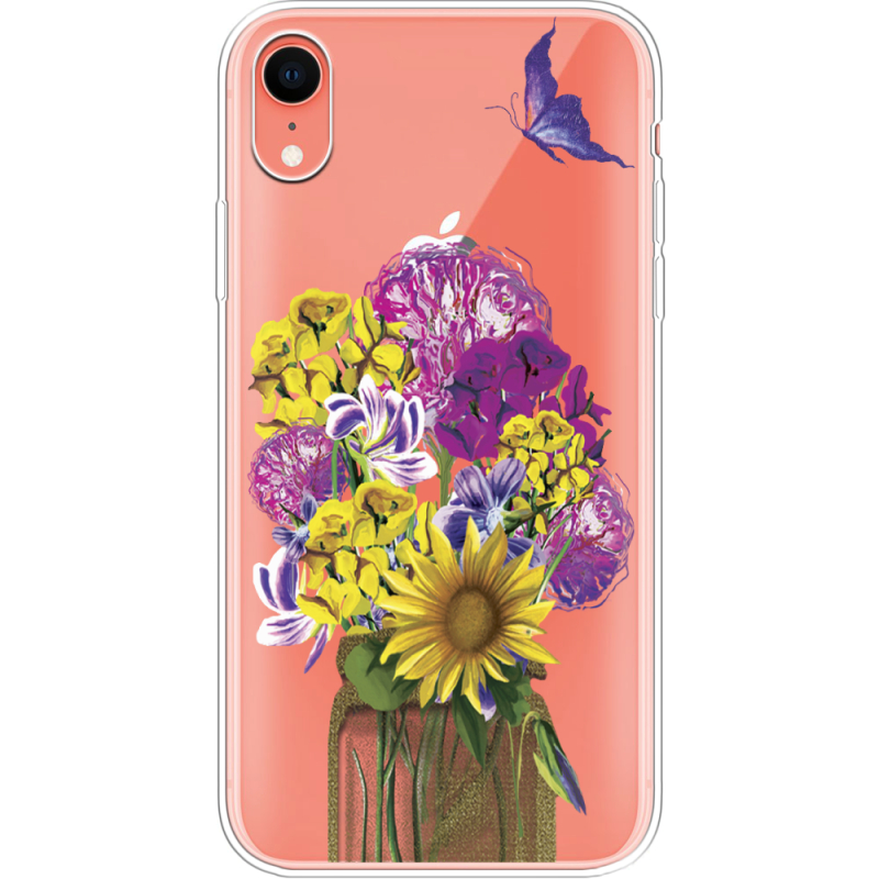 Прозрачный чехол Uprint Apple iPhone XR My Bouquet