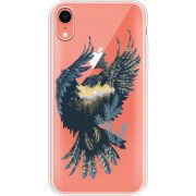 Прозрачный чехол Uprint Apple iPhone XR Eagle