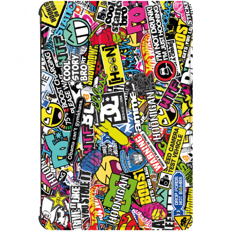 Чохол для Blackview Oscal Pad 10 Multicolored Inscriptions