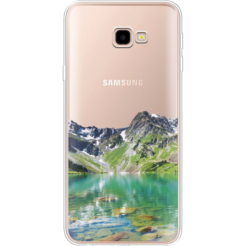 Прозрачный чехол Uprint Samsung J415 Galaxy J4 Plus 2018 Green Mountain