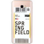 Прозрачный чехол Uprint Samsung J415 Galaxy J4 Plus 2018 Ticket Springfield