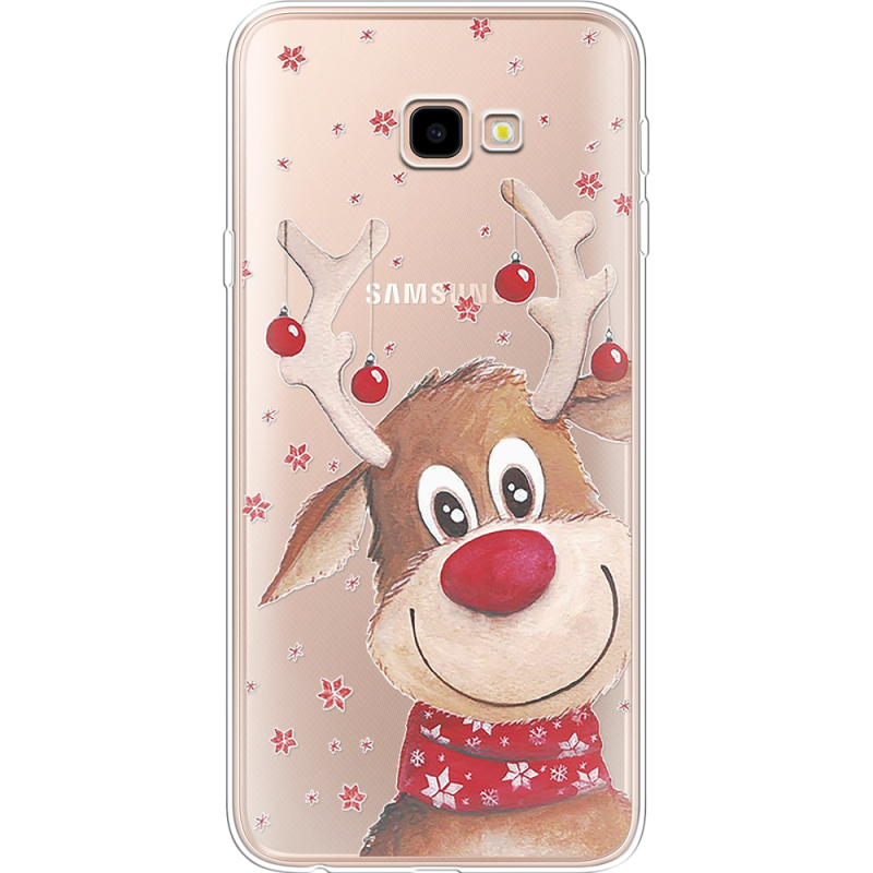 Прозрачный чехол Uprint Samsung J415 Galaxy J4 Plus 2018 Winter Deer