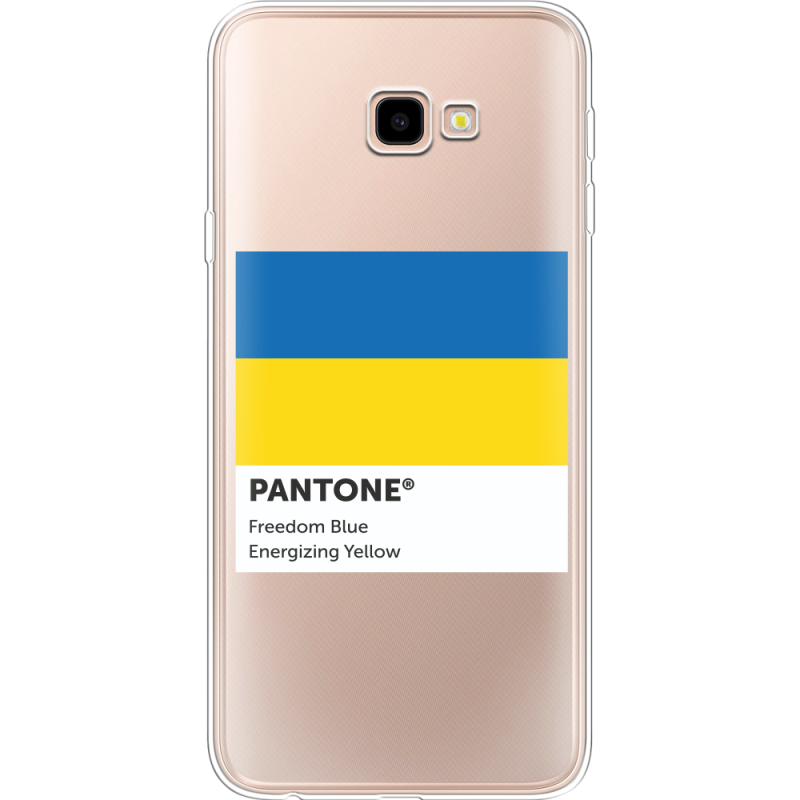 Прозрачный чехол Uprint Samsung J415 Galaxy J4 Plus 2018 Pantone вільний синій