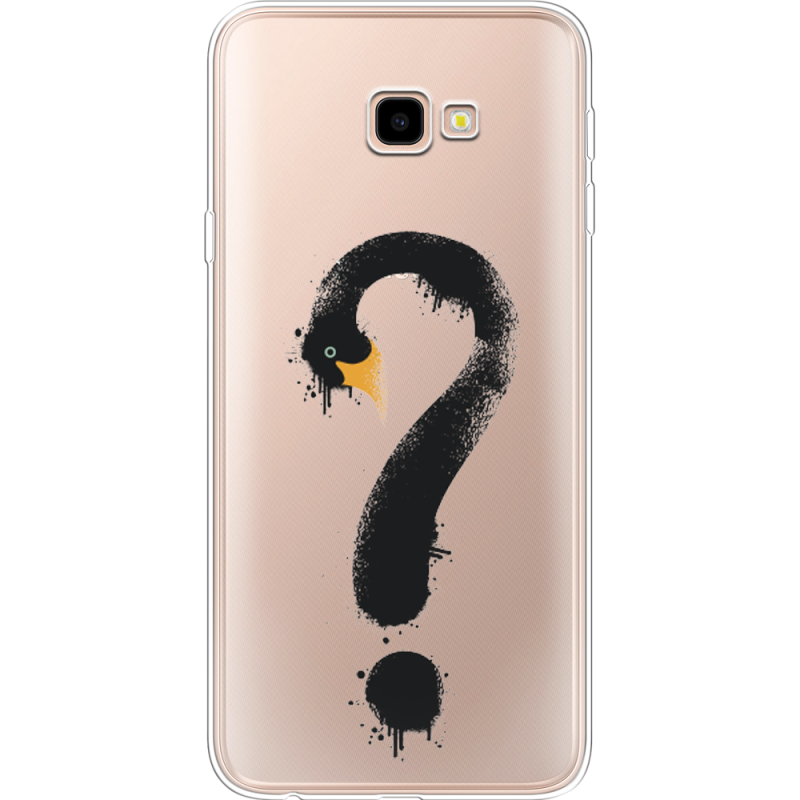 Прозрачный чехол Uprint Samsung J415 Galaxy J4 Plus 2018 Swan question